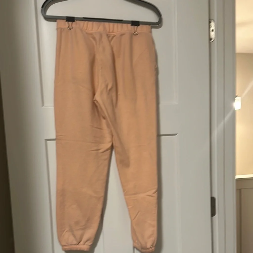 art class Peach Colored Sweatpants with Elastic Waistband and Tapered Legs - Picture 3 of 3
